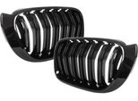 Griglia Radiatore Doppelsteg Nero Lucido Per Bmw X4 F26 Dal 2014-2017