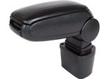 Bracciolo Centrale In Pelle Clappable Nero Per Nissan Juke Dal 2010-