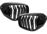 Griglia Del Radiatore Doppelsteg Nero Lucido Per Bmw Serie 5 G30 G31 Limo Touring 17-