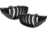 Griglia Radiatore Doppelsteg Nero Lucido Per Bmw Serie 4 F32 F33 F36 2013-2018
