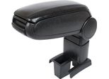 Bracciolo Centrale In Pelle Clappable Nero Per Peugeot 307 Dal 2001-2011