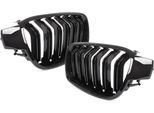Griglia Radiatore Doppelsteg Nero Lucido Per Bmw F30 F31 Limo Touring 2011-15