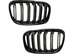 Griglia Radiatore Double Rip Nero Lucido Per Bmw F20 / F21 2011-2015