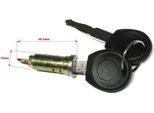 Serratura Della Porta / Cilindro Della Serratura + 2X Chiavi Per Vw Polo 6N Caddy Ii Seat Ibiza