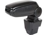 Bracciolo Centrale In Pelle Clappable Nero Per Opel Astra H Dal 2004-2014