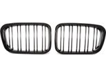 Griglia Radiatore Double Rip Nero Lucido Per Bmw Serie 3 E46 4 Porte 1998-2001