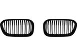 Griglia Radiatore Double Rip Nero Lucido Per Bmw F20 / F21 Dal 2015-