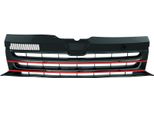 Griglia Del Radiatore Griglia Sportiva Rosso / Nero Per Vw T5 Gp Bus Transporter Multivan 2009-
