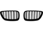 Griglia Radiatore Double Rip Nero Lucido Per Bmw F22 / F23 Serie 2 Dal 2013-