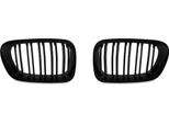 Griglia Radiatore Double Rip Nero Lucido Per Bmw E46 2 Porte Coupé Cabrio 1999-03