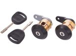 2X Cilindro Serratura Porta + 2X Chiave Sinistra + Destra Per Ford Ka