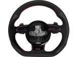 Autentico Volante Audi RS3 Volante Sportivo In Pelle Scamosciata Appiattita Per Audi A3 S3 8V