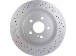 2X Hella 8DD 355 133-231 Disco Freno Asse Posteriore