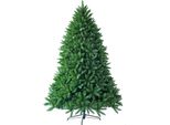 Costway Albero Di Natale Artificiale Da 225 Cm, Albero Di Natale Con Supporto In Metallo, Albero Di Natale Con Aghi In Pvc, Sistema Pieghevole Per Albero Di Natale Artificiale Ideale Per Casa, Ufficio E Negozi