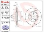 2X Disco Freno Brembo 09.D881.11 Per Honda Civic X Hatchback (Fc_ Fk) 47Mm