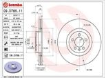 2X Brembo Disco Freno 09.D766.11 Per Vw Polo (AW1 BZ1) 49Mm 312Mm