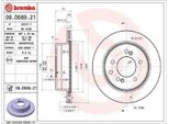2X Brembo Disco Freno 09.D569.21 Per Ssangyong Rodius Ii Rodius Stavic Suv 71Mm