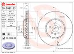 2X Disco Freno Brembo 09.C982.23 Per Land Rover Discovery Sport (L550) 52Mm