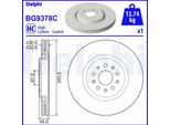 2X Disco Freno Delphi BG9378C Per Maserati Levante Suv (M161) 45Mm 345Mm