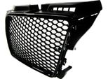 Griglia Radiatore Griglia Sportiva Griglia A Nido D'ape Nero Lucido Per Audi A3 8P Facelift Da