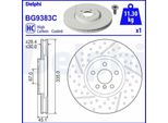 2X Disco Freno Delphi BG9383C Per Mini Hatchback (F56) Clubman (F54) 45 1Mm