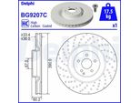 2X Disco Freno Delphi BG9207C Per MERCEDES-BENZ Classe S Coupé (C216)