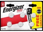 Confezione Da 4 + 2 Batterie A Bottone Al Litio Cr2032 / DL2032 Ultimate, 3 V