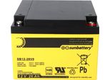 Sun Battery SB12-26V0 Batteria Agm 12V 26Ah Al Piombo Con Vds