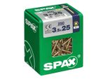 Set Di 250 Viti In Acciaio A Testa Svasata Pozidriv Spax, Diam.3,5 Mm X L.25 Mm