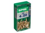 Set Di 20 Viti In Acciaio A Testa Svasata Pozidriv Spax, Diam.4 Mm X L.20 Mm