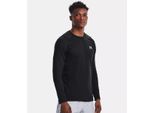Under Armour Coldgear Fitted Crew Sweatshirt Herren 001 - Nero/Bianco S