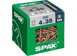 Set Di 400 Viti In Acciaio A Testa Svasata Pozidriv Spax, Diam.4 Mm X L.35 Mm