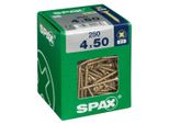 Set Di 250 Viti In Acciaio A Testa Svasata Pozidriv Spax, Diam.4 Mm X L.50 Mm