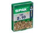 Set Di 150 Viti In Acciaio A Testa Svasata Pozidriv Spax, Diam.2 Mm X L.10 Mm