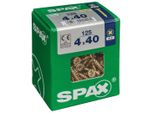 Set Di 125 Viti In Acciaio A Testa Svasata Pozidriv Spax, Diam.4 Mm X L.40 Mm