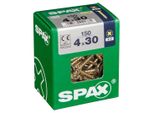 Set Di 150 Viti In Acciaio A Testa Svasata Pozidriv Spax, Diam.4 Mm X L.30 Mm