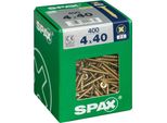 Set Di 400 Viti In Acciaio A Testa Svasata Pozidriv Spax, Diam.4 Mm X L.40 Mm