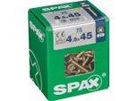 Set Di 75 Viti In Acciaio A Testa Svasata Pozidriv Spax, Diam.4,5 Mm X L.45 Mm