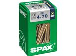 Set Di 50 Viti In Acciaio A Testa Svasata Pozidriv Spax, Diam.4 Mm X L.70 Mm