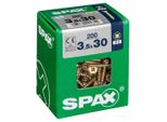 Set Di 200 Viti In Acciaio A Testa Svasata Pozidriv Spax, Diam.3,5 Mm X L.30 Mm