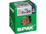 Set Di 300 Viti In Acciaio A Testa Svasata Pozidriv Spax, Diam.3,5 Mm X L.20 Mm