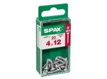 Set Di 20 Viti In Acciaio Pozidriv Spax Testa Tonda, Diam.4 Mm X L.12 Mm