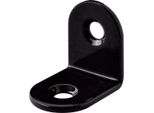 Set Di 10 Supporti Per Sedie In Acciaio Nero Hettich, L. 10 Mm X P. 1,5 Mm X H. 2 Cm