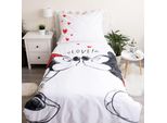 Disney Mickey & Minnie Mouse Bettbezug Love - Einzel - 140 X 200 Cm - Baumwolle