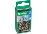 Set Di 25 Viti Spax In Acciaio Inox Testa Svasata Torx, Diam.4 Mm X L.25 Mm
