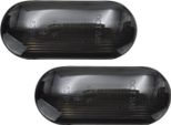 2X Indicatori Laterali Premium In Nero/Fumo Per Vw Sharan 7M Vento