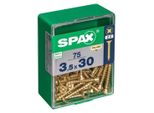Set Di 75 Viti In Acciaio A Testa Svasata Pozidriv Spax, Diam.3,5 Mm X L.30 Mm