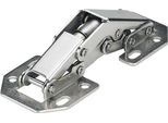 Set Di 6 Cerniere Universali In Acciaio Per Mobili, L.77 X P.33 Mm