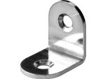 Set Di 10 Supporti Per Sedie In Acciaio Inox Hettich, L.20 Mm X P.15 Mm X H.2 Cm
