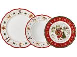 Hutschenreuther Set 18-Tlg. Happy Wintertime H. Wintertime Red 02488-727471-28421